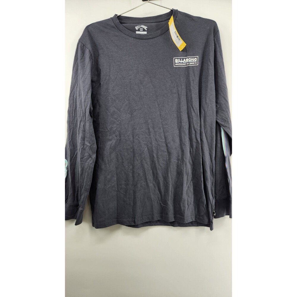 Quiksilver Boys XL Blue Long Sleeve Graphic Tee T-Shirt‎ Surf Outdoors NWT